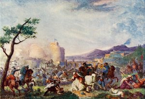 约翰·索比斯基（John Sobieski），1683年，维也纳，约1915年。 作者 不明
