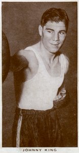 约翰尼·金（Johnny King），英国拳击手，1938年 作者 不明