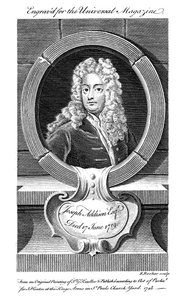 约瑟夫·艾迪生（Joseph Addison），英国政治家和作家，十九世纪 作者 不明