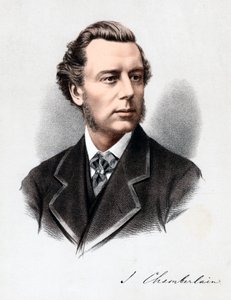 约瑟夫·张伯伦（Joseph Chamberlain），英国政治家，建于1880年。 作者 不明