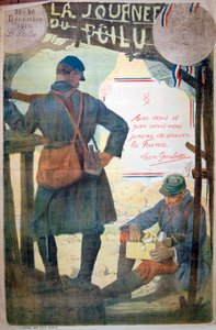 多毛的日子（1915年12月25日至26日），法国第一次世界大战海报，1915年 作者 不明