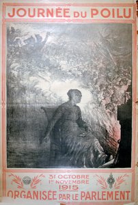 多毛的日子，1915年10月31日至11月1日，法国第一次世界大战海报，1915年 作者 不明
