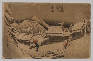 坎巴拉：《傍晚的雪》，1797-1858年。 作者 不明