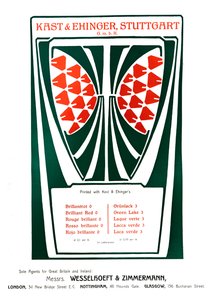 Kast＆Ehinger，斯图加特广告，1909年。 作者 不明