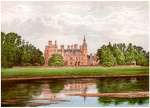 诺丁汉郡凯勒姆音乐厅（Kelham Hall），曼纳斯·萨顿家族（Manners-Sutton family）住所，约建于1880年 作者 不明