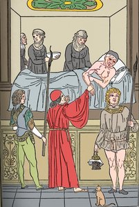 凯瑟姆（Ketham）：Fasciculus Medicinae，威尼斯，1493年，《瘟疫的治疗》，c1493年 作者 不明
