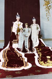1937年乔治六世国王和伊丽莎白女王加冕日 作者 不明