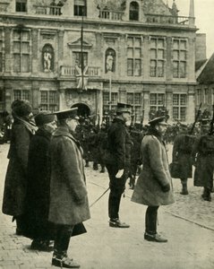第一次世界大战，1920年12月4日，乔治五世国王在比利时弗恩斯举行。 作者 不明