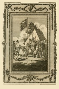 约翰国王于1783年6月5日签署Magna Charta。 作者 不明