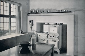 RW Symonds设计的厨房，1938年 作者 不明