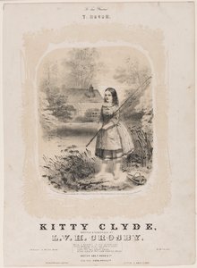 凯蒂·克莱德（Kitty Clyde），1854年。 作者 不明