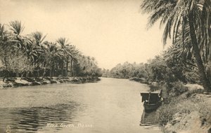 巴士拉库拉溪（Cora Creek），巴士拉（c1918-c1939）。 作者 不明