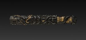 Kozuka提手，1800年代。 作者 不明