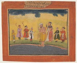 奎师那父母寻找他，ca。 1615。 作者 不明
