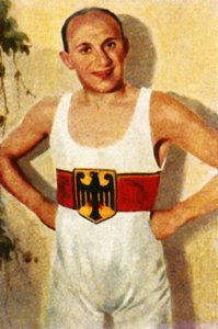 1928年，德国最轻量级摔跤冠军库尔特·勒赫特（Kurt Leucht）。 作者 不明