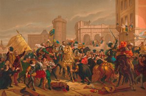 亨利四世（Lentree dHenri IV a Paris）亨利四世（Henri IV）进入巴黎，1817年 作者 不明