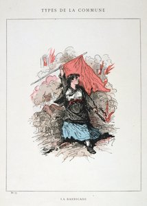 巴黎公社，La Barricade，1871年 作者 不明