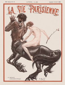 La Vie Parisienne杂志封面，1921年 作者 不明