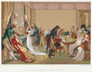 女士们，先生们，玩法国La Bouillotte，c1804-1814 作者 不明