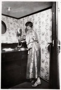 女士洗手间，齐柏林飞艇LZ 127齐柏林飞艇，1933年 作者 不明
