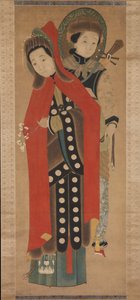 小姐和服务员，十九世纪。 作者 不明