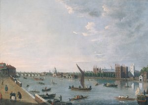 从Horseferry看兰贝斯宫》，约1750年 作者 不明