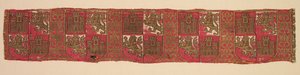 兰帕斯与卡斯蒂利亚和莱昂的纹章，出自皇家基督教长袍，1200-1325年。 作者 不明