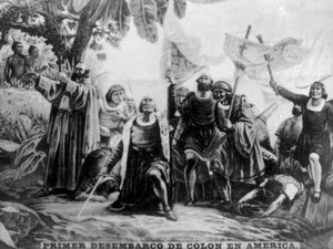 15世纪的1920年代，美国哥伦布登陆 作者 不明