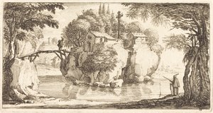 景观，在1635年或之后。 作者 不明