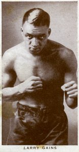 拉里·盖恩斯（Larry Gains），加拿大拳击手，1938年 作者 不明
