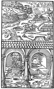 铅冶炼，1556年 作者 不明