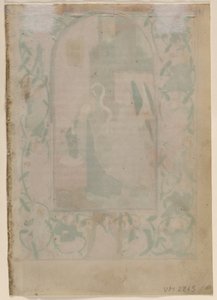《时光手册》中的叶子：1470年代空白。 作者 不明