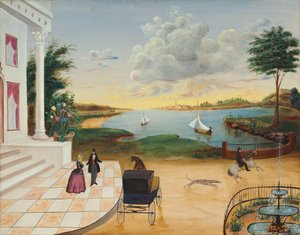 离开庄园，约1850-1855年。 作者 不明