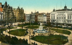 伦敦莱斯特广场，约建于1910年。 作者 不明