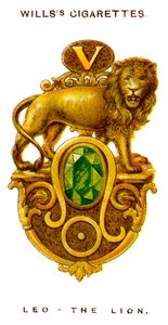 狮子座狮子座，1923年 作者 不明