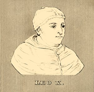 狮子座X，1475-1521年，1830年。 作者 不明