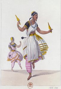 The Bayaderes，1838年 作者 不明