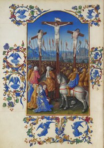 Les Très Riches Heures du Duc de Berry, Folio 152v - The Crucifixion 作者 不明