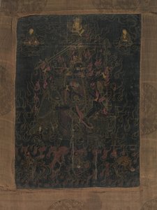 拉莫骑着驴子，18世纪。 作者 不明