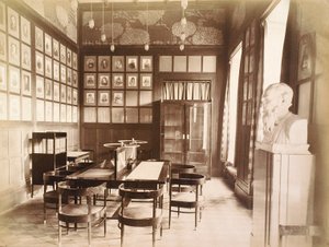 1900年代，俄罗斯文学艺术协会之家文学室 作者 不明
