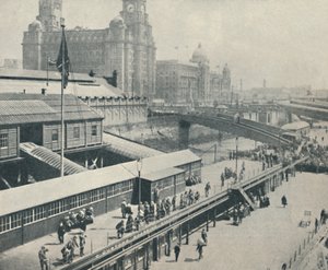 利物浦着陆场是英国最有趣的河岸之一，1937年 作者 不明
