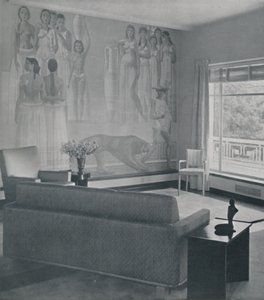 Nr。乔治敦Cafritz住宅中的客厅。 1942年，华盛顿特区 作者 不明