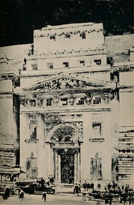 劳埃德新大楼：Leadenhall街入口，1928年 作者 不明