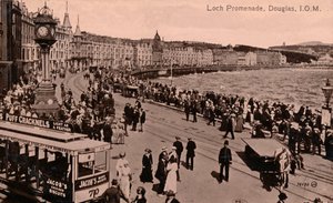 马恩岛道格拉斯湖长廊，约1920年 作者 不明