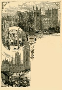 伦敦。威斯敏斯特和西郊，1881年。 作者 不明