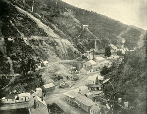 瓦尔哈拉长隧道金矿，1901年。 作者 不明