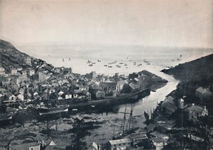 卢-丘陵景色，展示河口，1895年 作者 不明