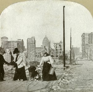 从埃利斯（Ellis）和琼斯（Jones）的一角向东看-高层建筑，《旧金山电话》，1906年。 作者 不明
