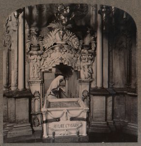 从天使教堂望向耶路撒冷圣墓，摄于1900年 作者 Unbekannt