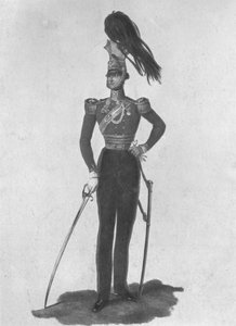 宾厄姆勋爵，第17枪骑兵，1832年，1909年 作者 不明
